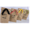 Reißverschlusstasche aus braunem Kraftpapier in Lebensmittelqualität