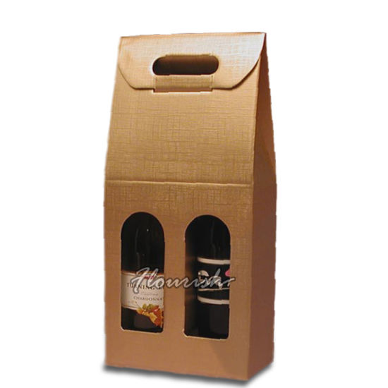 Starke integrierte Wein- / Getränkeverpackungsbox mit Stanzgriff