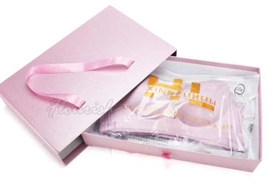 China machte Luxus Brautkleid Verpackung Pappkarton