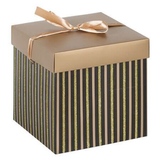 Kundenspezifisches Logo Starre Pappe Große Überraschung Geschenkbox mit Fliege