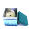 Benutzerdefinierte graue Papierdeckel und Basis Typ Kerzen Set Aufbewahrungsbox