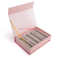 Goldfolie Karton Kosmetikpapier Box mit Magnetverschluss