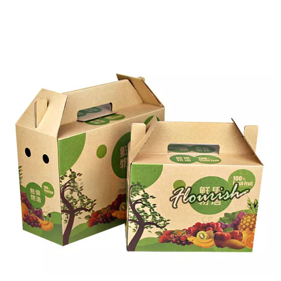 Hochleistungskarton-Papierbox für Obst-Mango-Verpackung