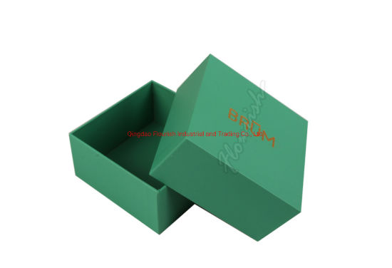 Grüne Farbe Kunstpapier Karton Schmuck Schokolade Verpackungsschachtel