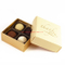 Quadratische handgemachte Schokoladenbox für Bürogeschenk