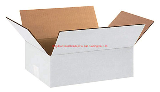 Klassische weiße Wellkartonbox für eingelegte Dosenverpackungen