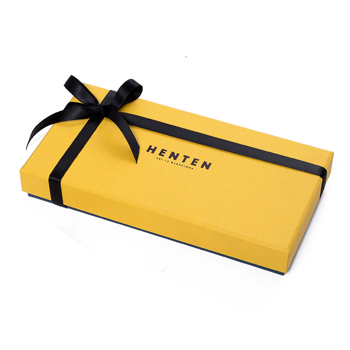 Hochwertige Geschenkbox mit benutzerdefiniertem Logo aus starrem Papier