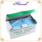 Benutzerdefinierte Größe Scharnierverschluss Einweg-Chirurgische Gesichtsmaske Box 50er Pack