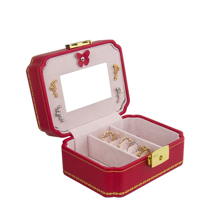 China Hersteller Großhandel PU Leder Geschenkbox, Schmuckset Box